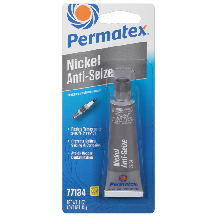 Permatex 77134 Nickel Anti Seize Lubricant, 0.5 OZ Tube
