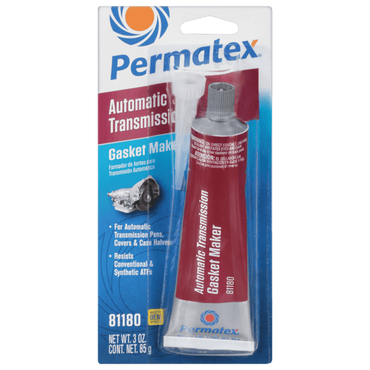 Permatex 81180 Gasket Making Compound - Automatic Trans RTV (3 oz. Squeeze Tube)