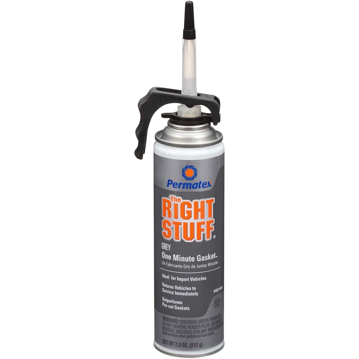 Permatex 85144 The Right Stuff 1 Minute Grey Gasket Maker 7.5 oz