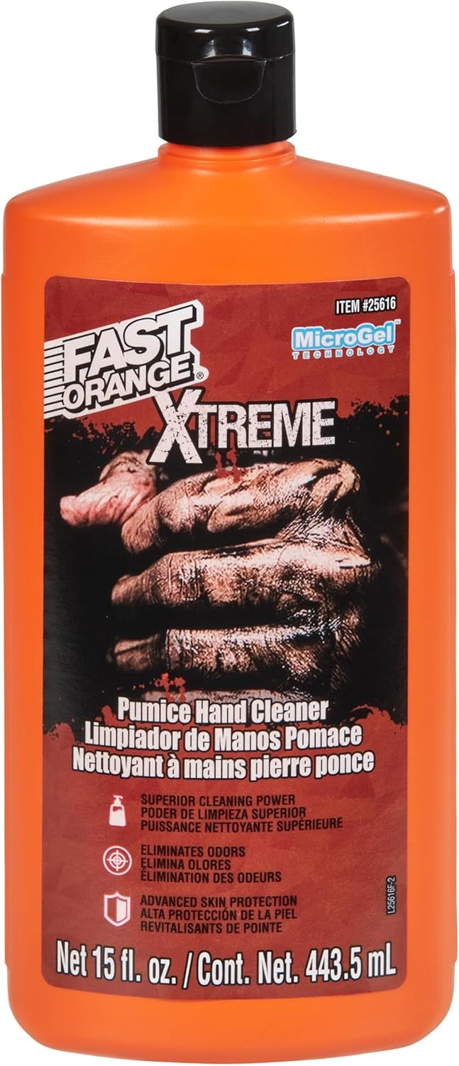 Permatex 25616 Fast Orange Xtreme Heavy Duty Hand Cleaner 15 Fl. Oz
