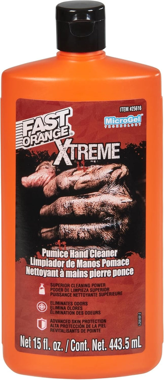 Permatex 25616 Fast Orange Xtreme Heavy Duty Hand Cleaner 15 Fl. Oz