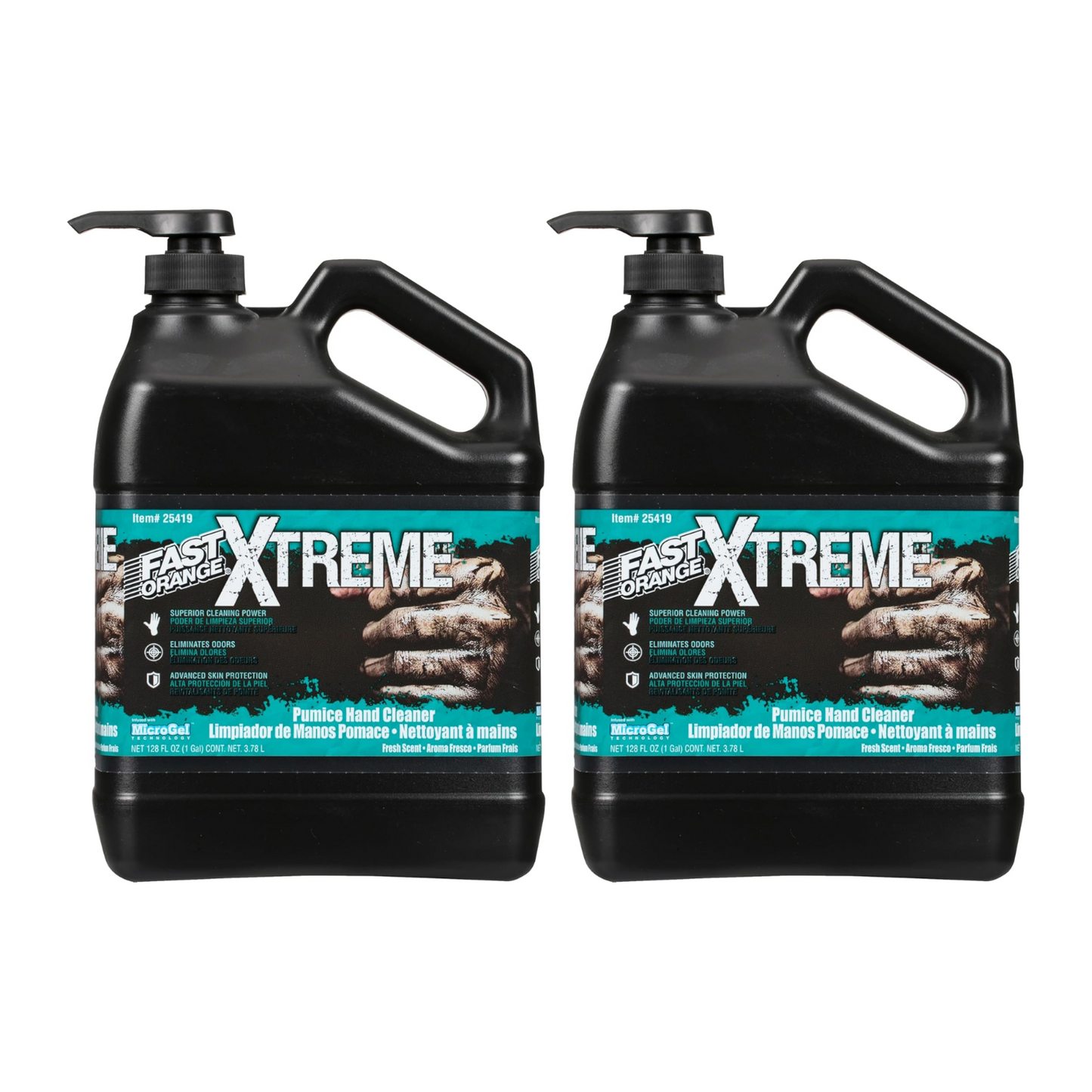 Permatex 25419 Fast Orange Xtreme Fresh Scent Pumice Hand Cleaner