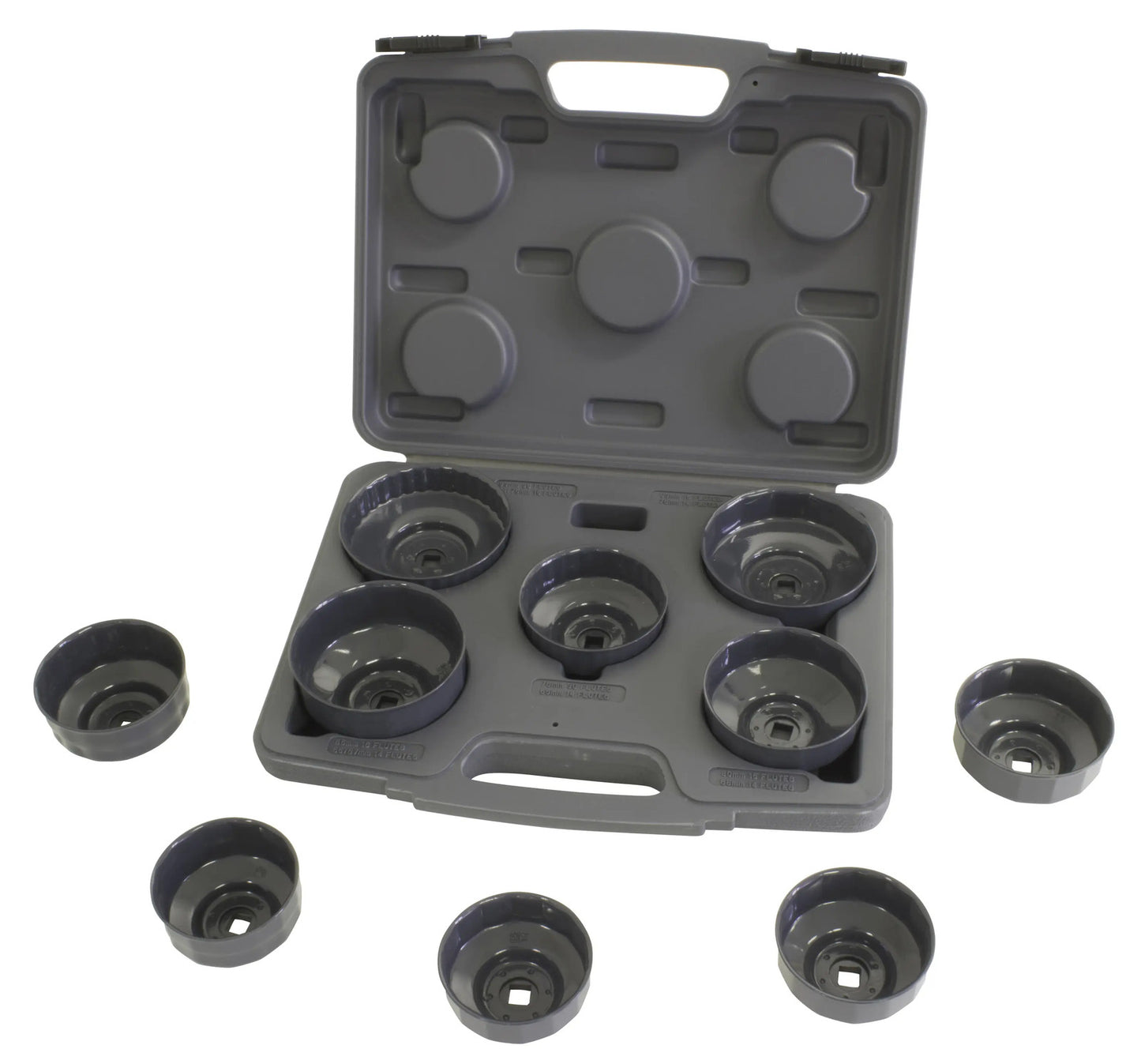 Lisle Tools 61450 H.D. End Cap Wrench Set, 10pc.