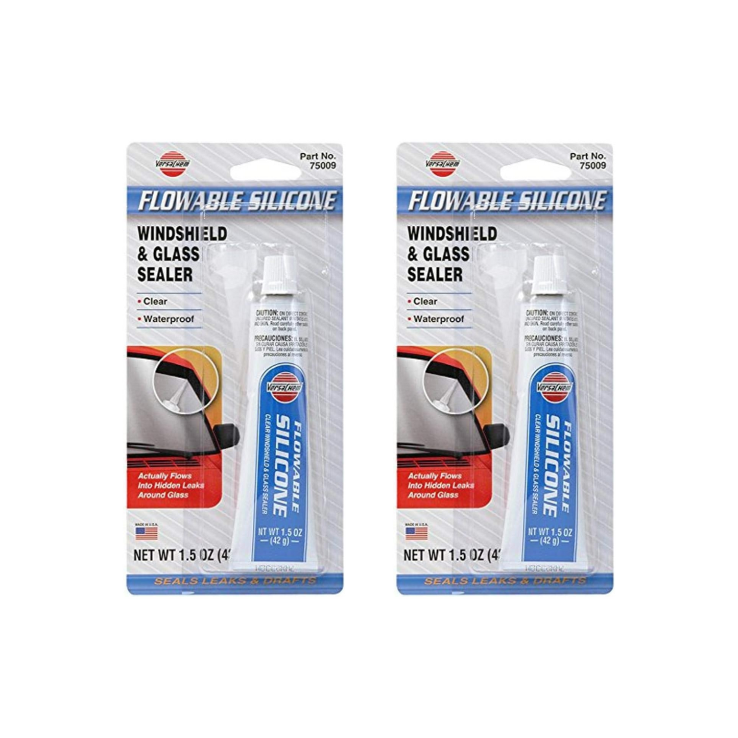 Permatex 75009 Versachem Flowable Windshield Silicone - 1.5 oz.