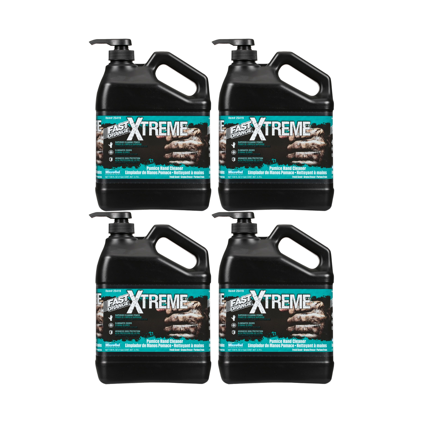 Permatex 25419 Fast Orange Xtreme Fresh Scent Pumice Hand Cleaner