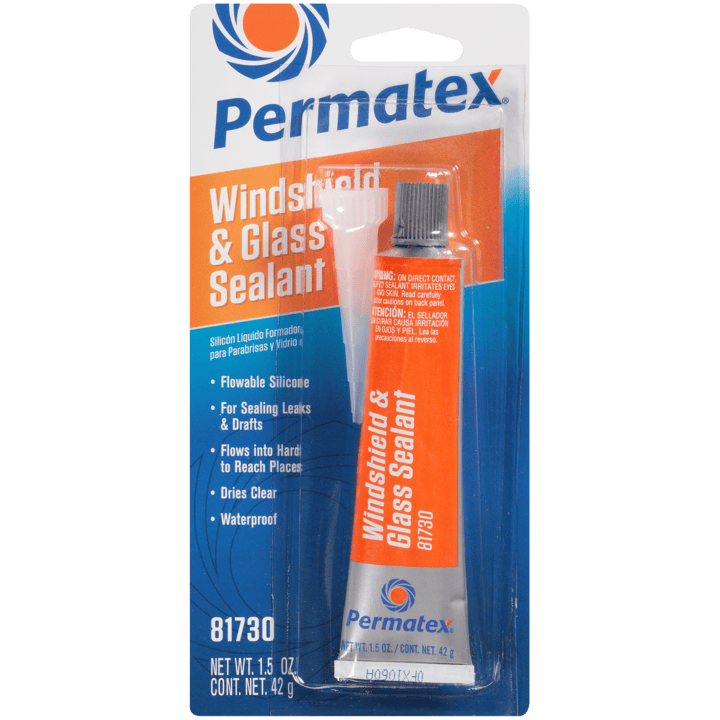 Permatex 81730 Flowable Silicone Windshield and Glass Sealer (1.5 oz)