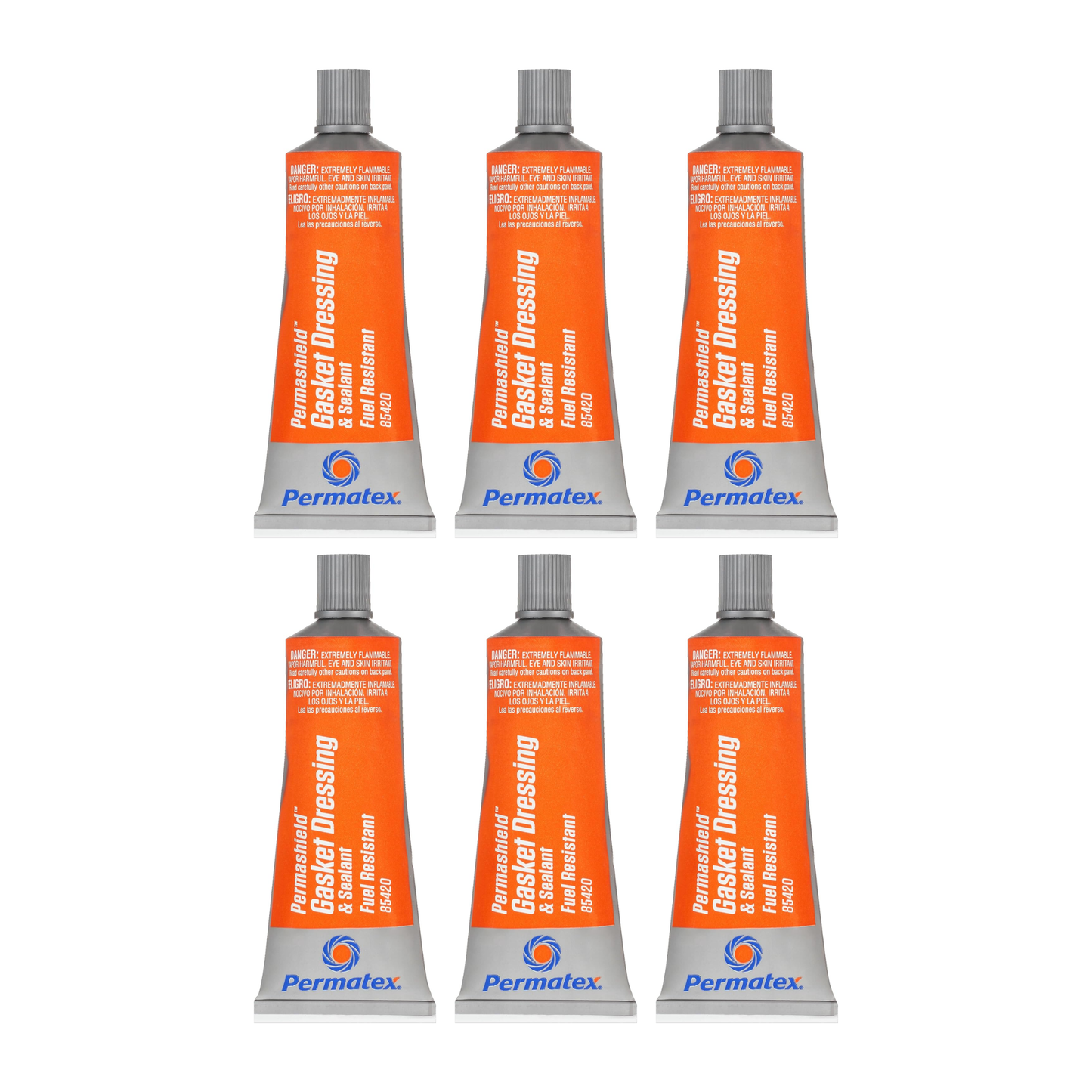 Permatex 85420 Permashield Fuel Resistant Gasket Dressing & Sealant, 2 oz Tube