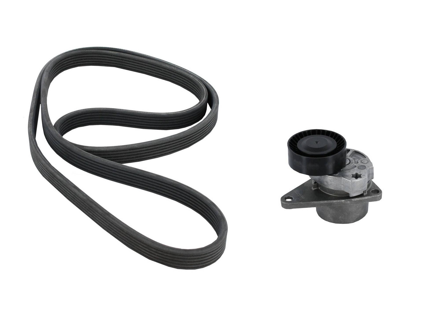 Front View of Serpentine Belt Drive Component Kit CONTITECH ADK0039P