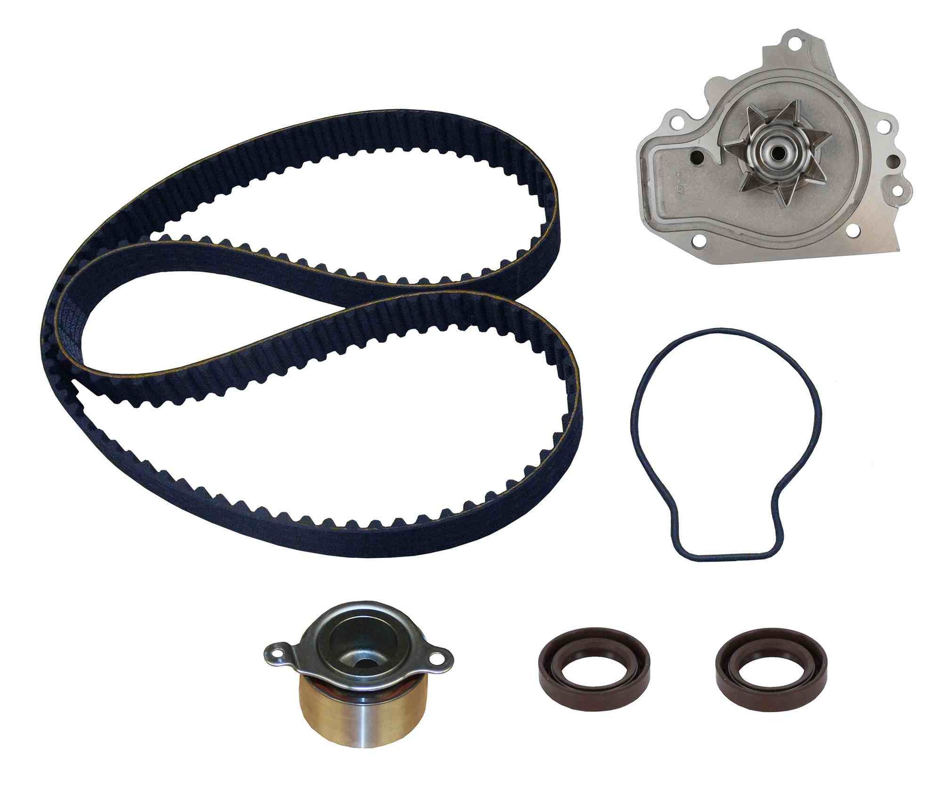 Back View of Engine Timing Belt Kit with Water Pump CONTITECH PP184LK3