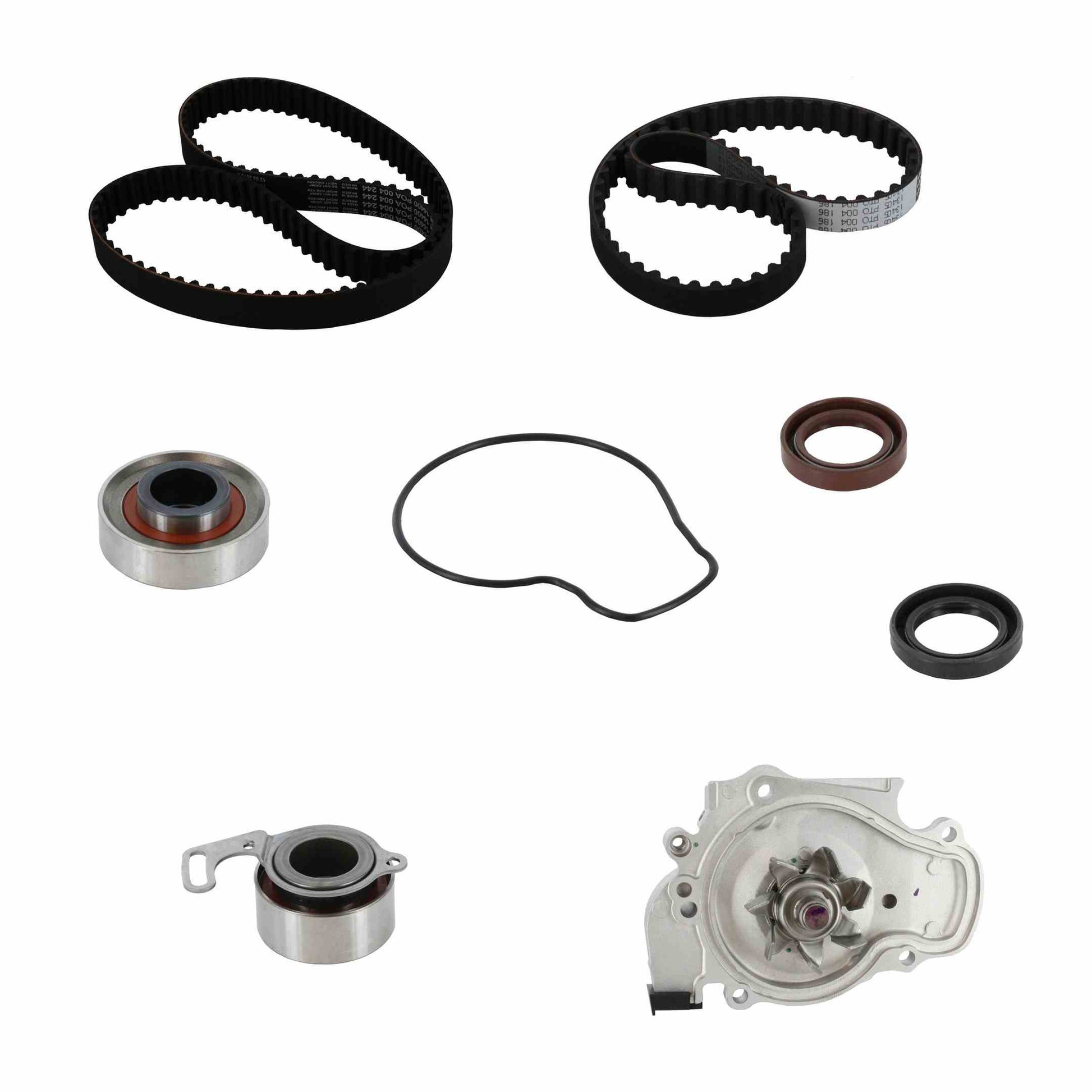 Back View of Engine Timing Belt Kit with Water Pump CONTITECH PP244-186LK1