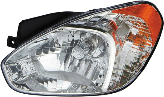 Front View of Left Headlight Assembly EAGLE EYES HY035-B011L