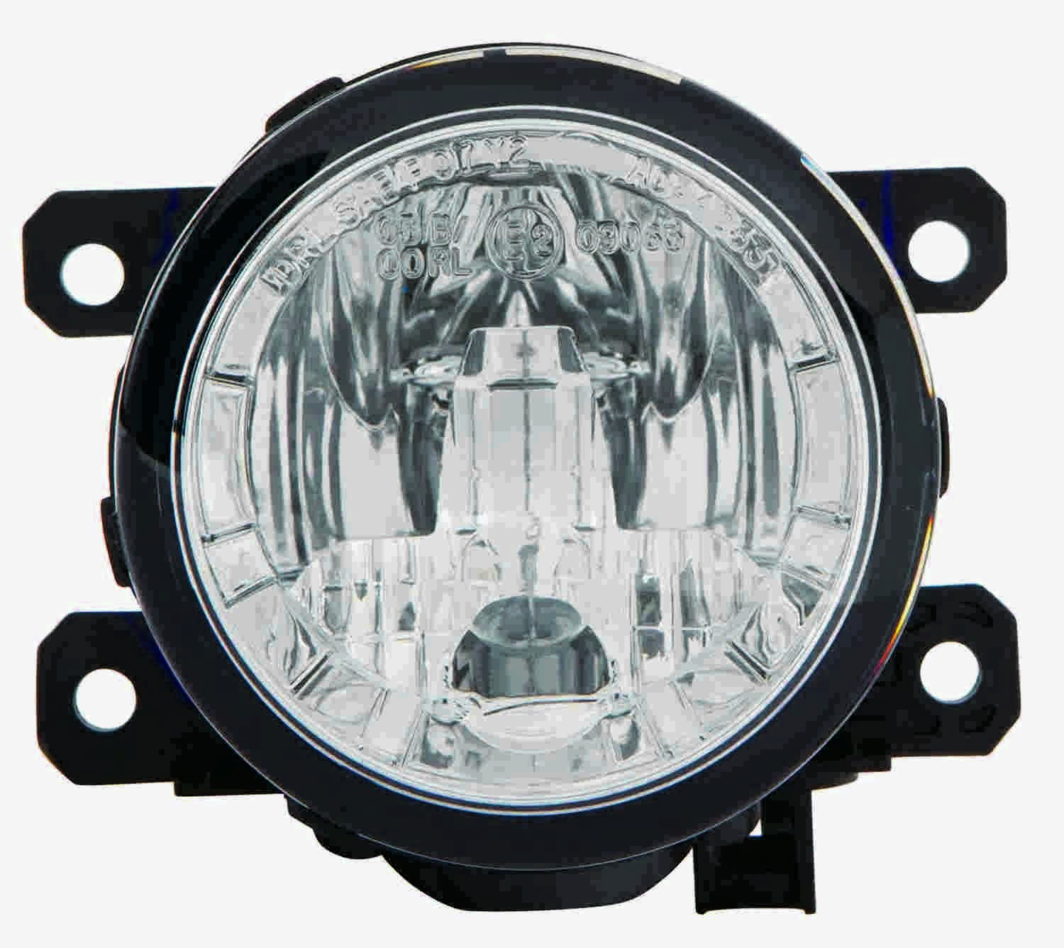 Front View of Right Fog Light Assembly DEPO 214-2047N-AQ