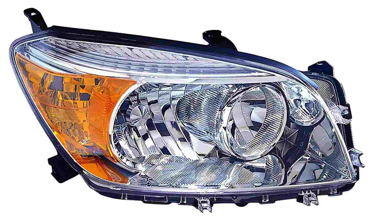 Front View of Right Headlight Lens Housing DEPO 312-1197R-US1