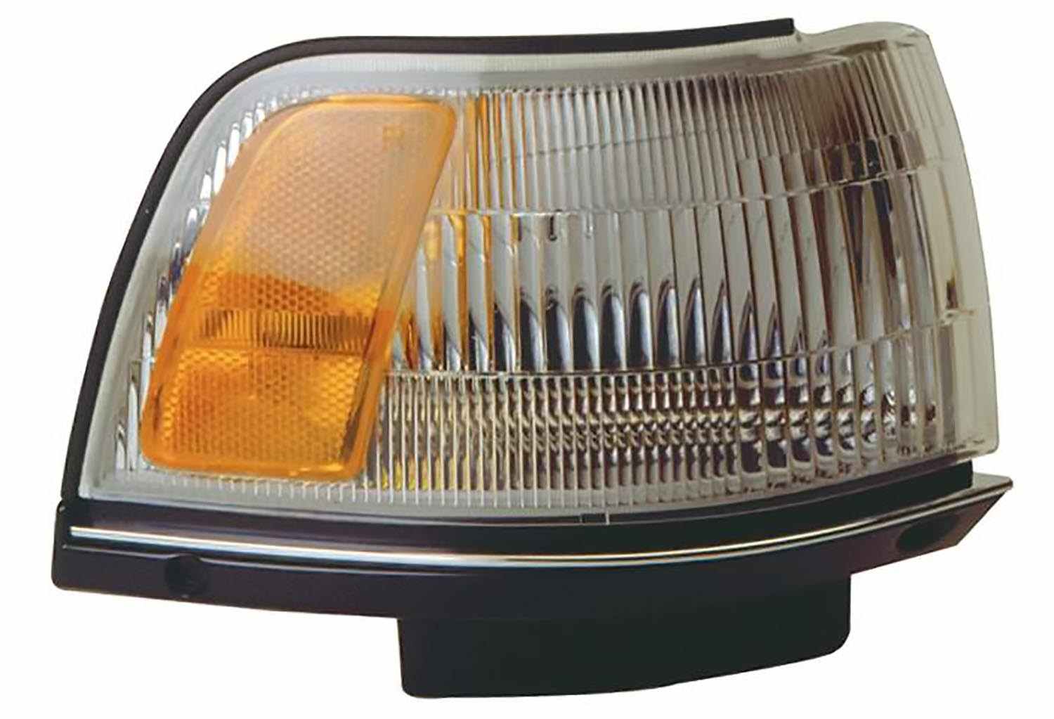 Front View of Front Left Side Marker Light Assembly DEPO 312-1503L-AS