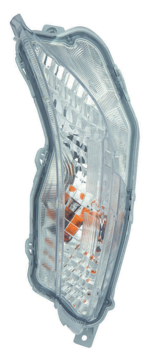 Front View of Front Left Turn Signal Light DEPO 312-1655L-AS