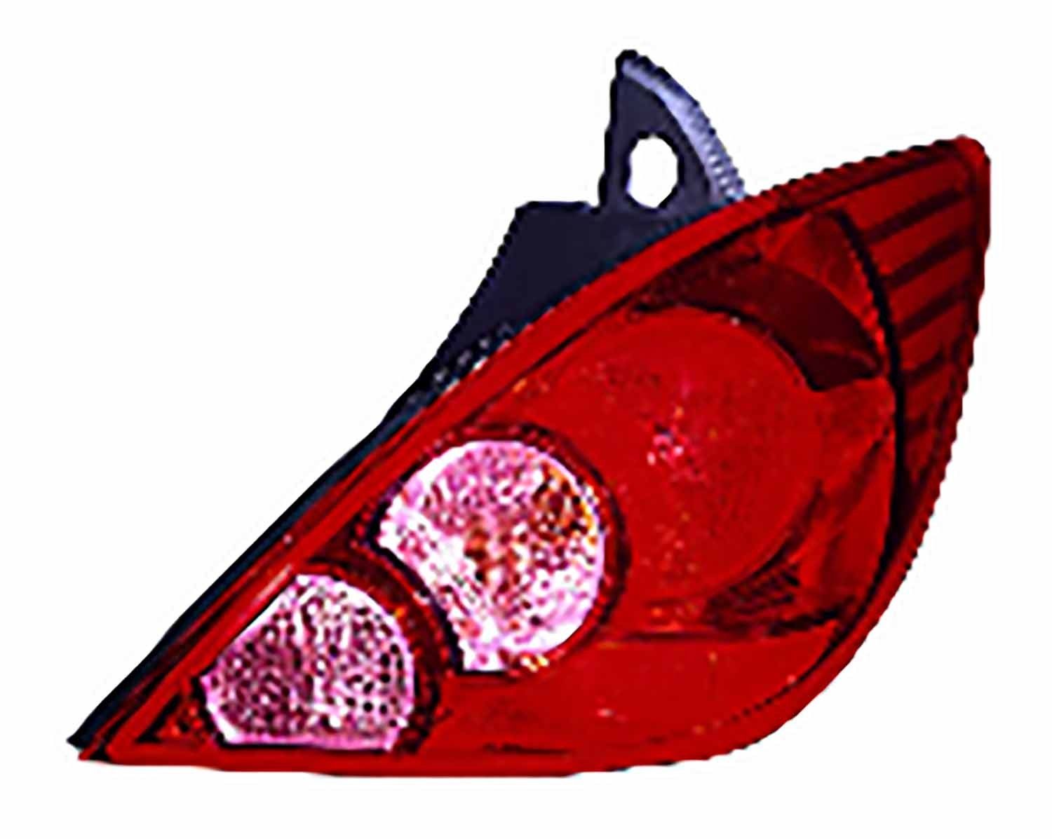 Front View of Right Tail Light Assembly DEPO 315-1960R-AS