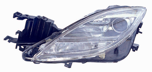 Front View of Left Headlight Lens Housing DEPO 316-1138L-US7