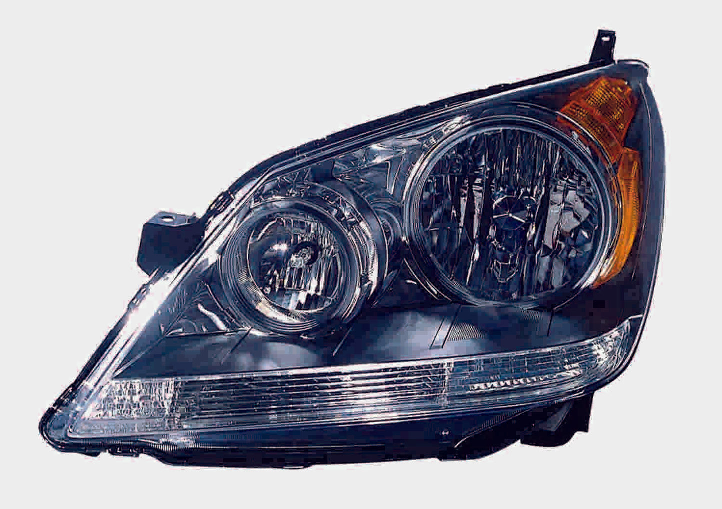 Front View of Left Headlight Assembly DEPO 317-1144L-AS2Y