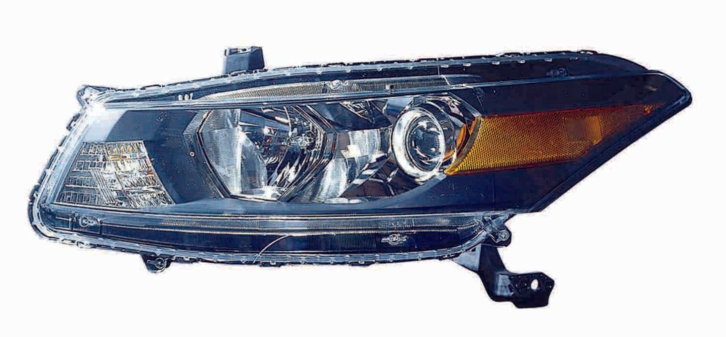 Front View of Left Headlight Assembly DEPO 317-1153L-AS2