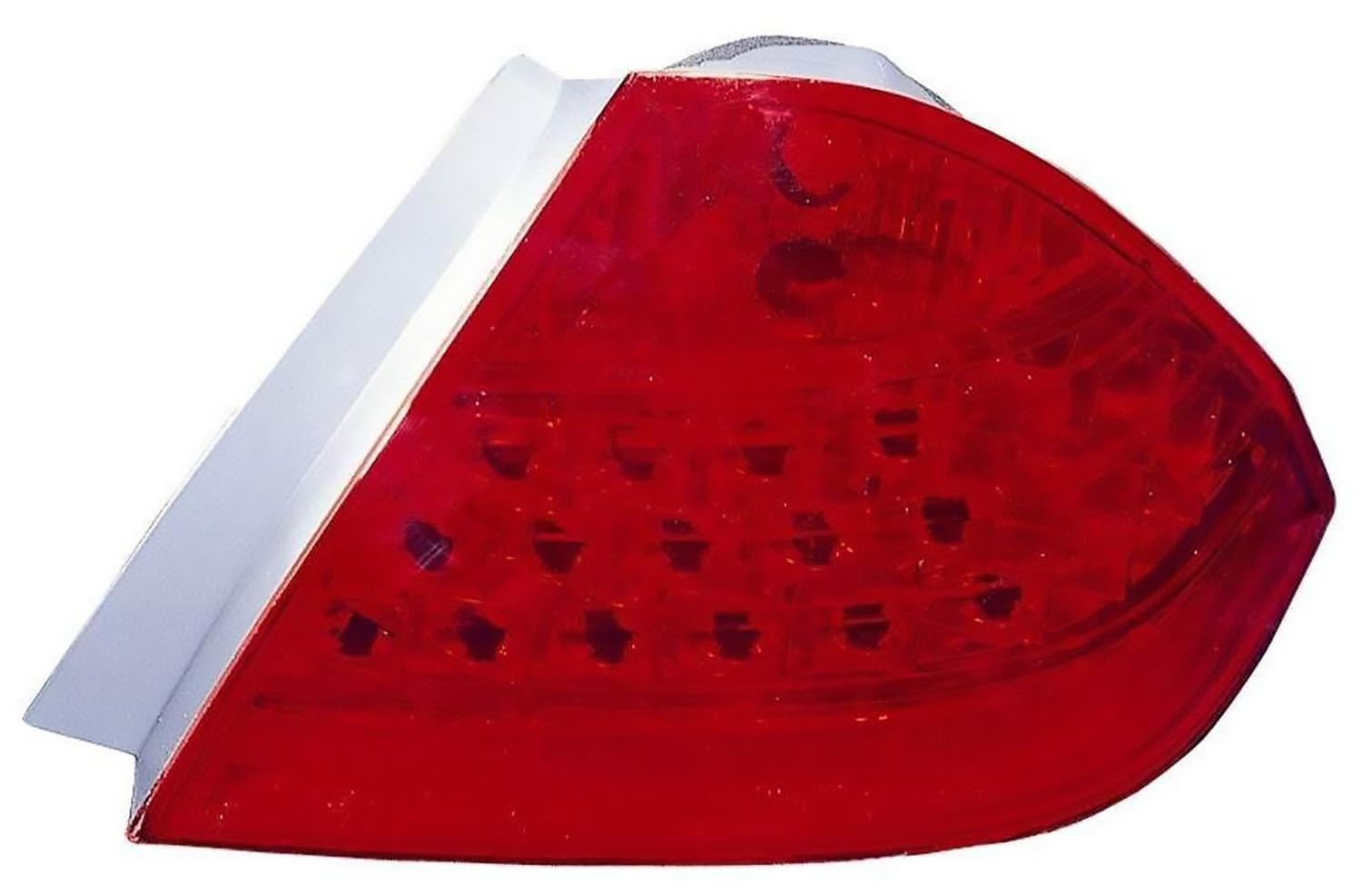 Front View of Right Tail Light Housing DEPO 317-1978R-US