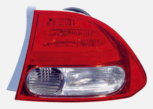 Front View of Right Tail Light Housing DEPO 317-1979R-US-CR