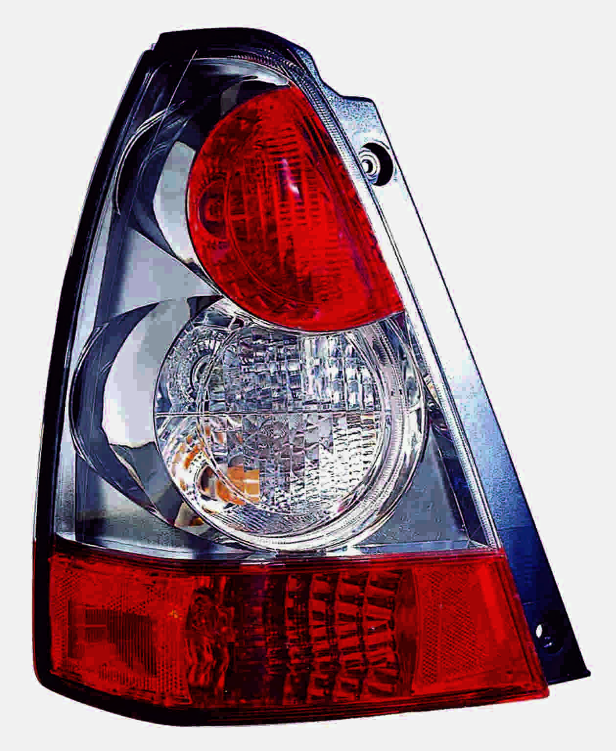 Front View of Headlight Assembly DEPO 320-1908L-AC1