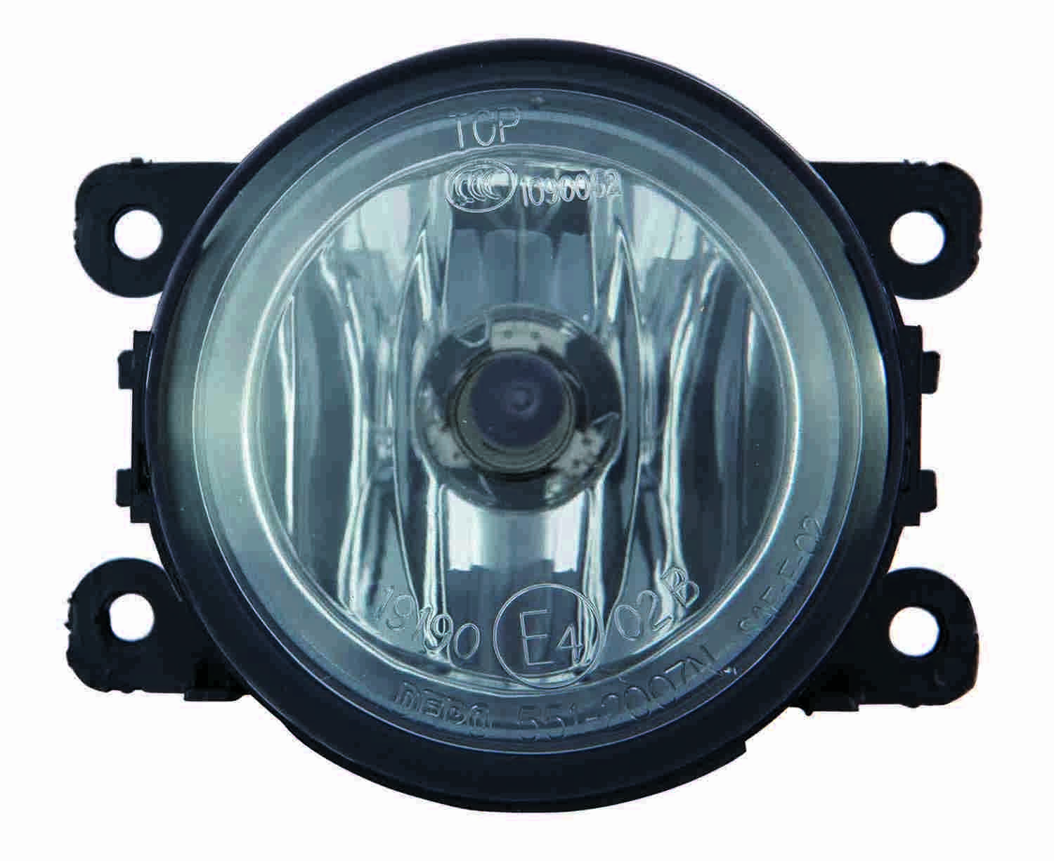 Front View of Right Fog Light Assembly DEPO 320-2017N-AC