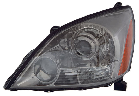 Front View of Left Headlight Lens Housing DEPO 324-1110L-UC7