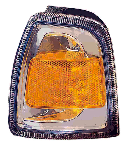 Front View of Front Left Turn Signal Light DEPO 330-1506L-AS