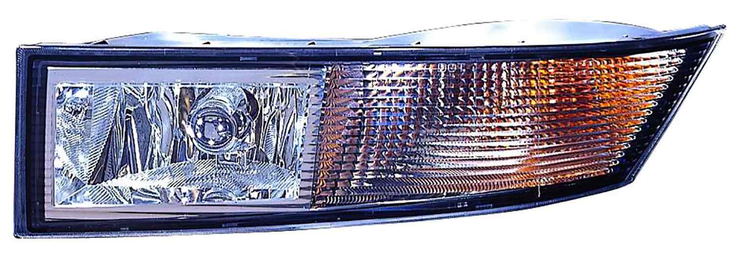 Front View of Left Fog Light Assembly DEPO 332-2011L-AS