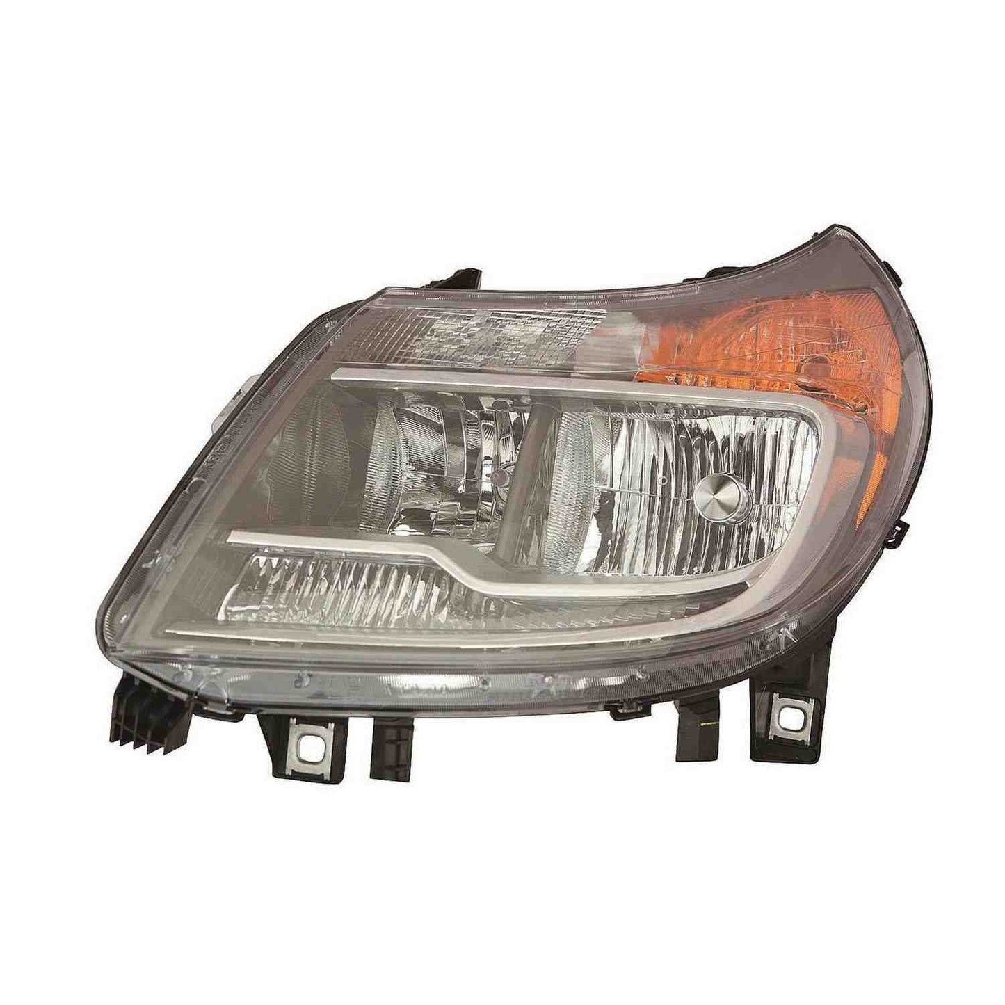 Front View of Left Headlight Assembly DEPO 334-1138L-ASN2