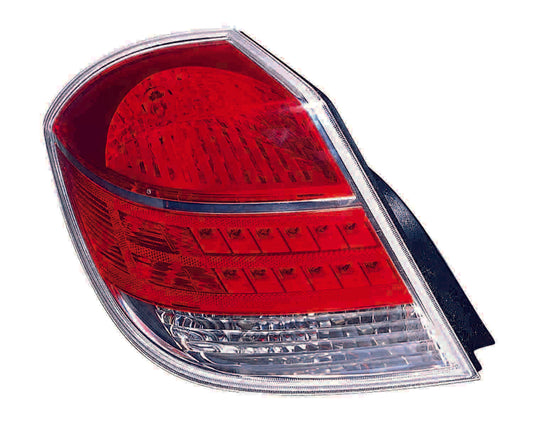 Front View of Left Tail Light Assembly DEPO 335-1940L-AS