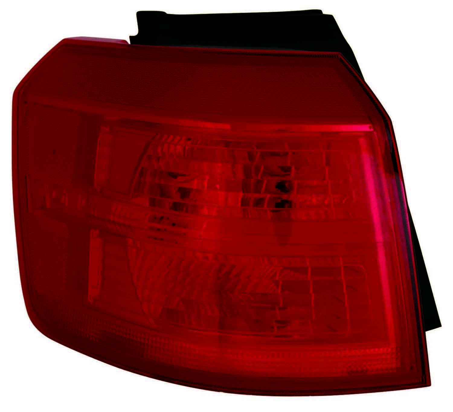 Front View of Left Tail Light Assembly DEPO 335-1951L-AS