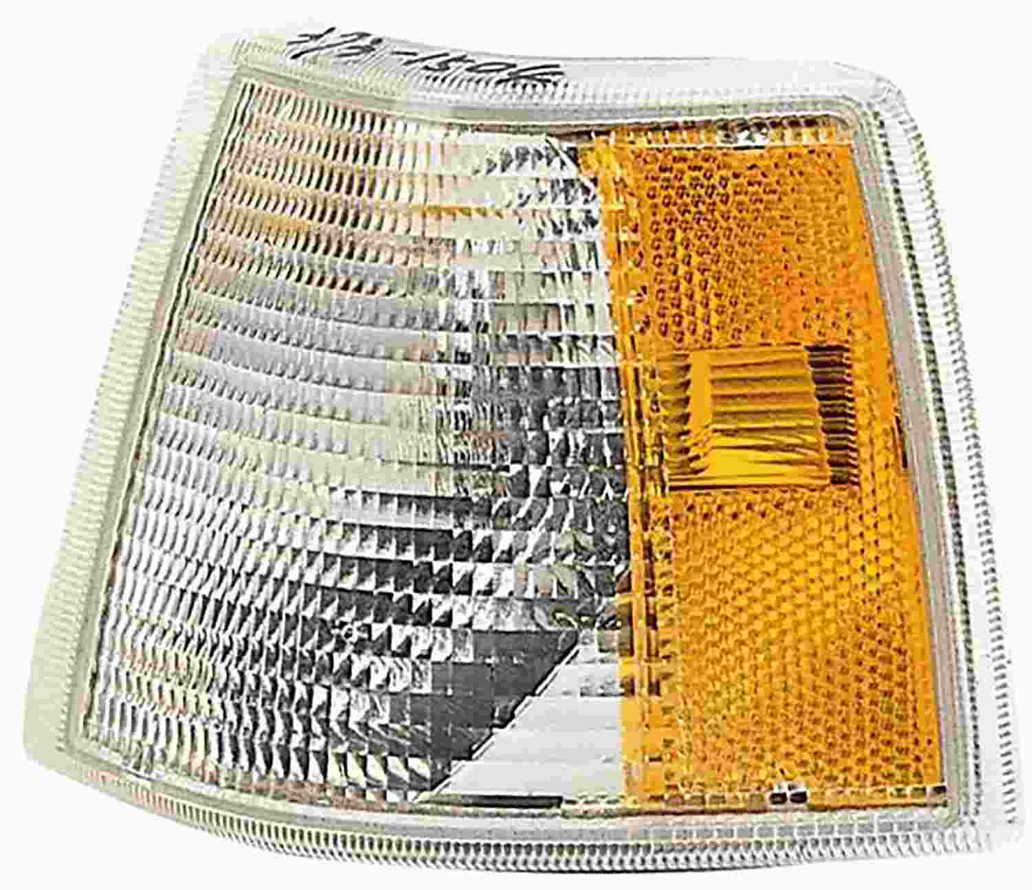 Front View of Front Left Side Marker Light Assembly DEPO 373-1504L-US