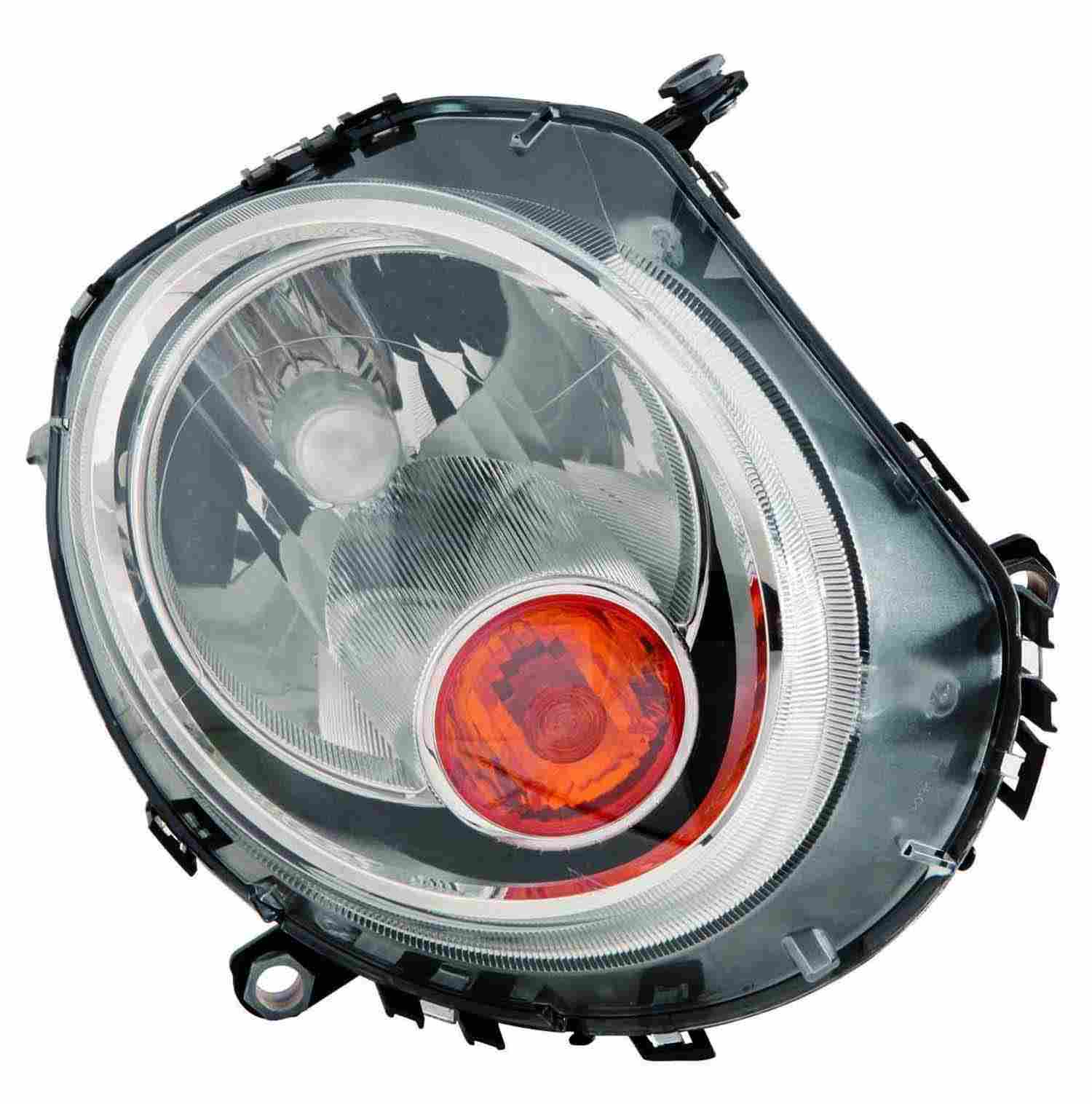 Front View of Right Headlight Assembly DEPO 382-1103R-ASY