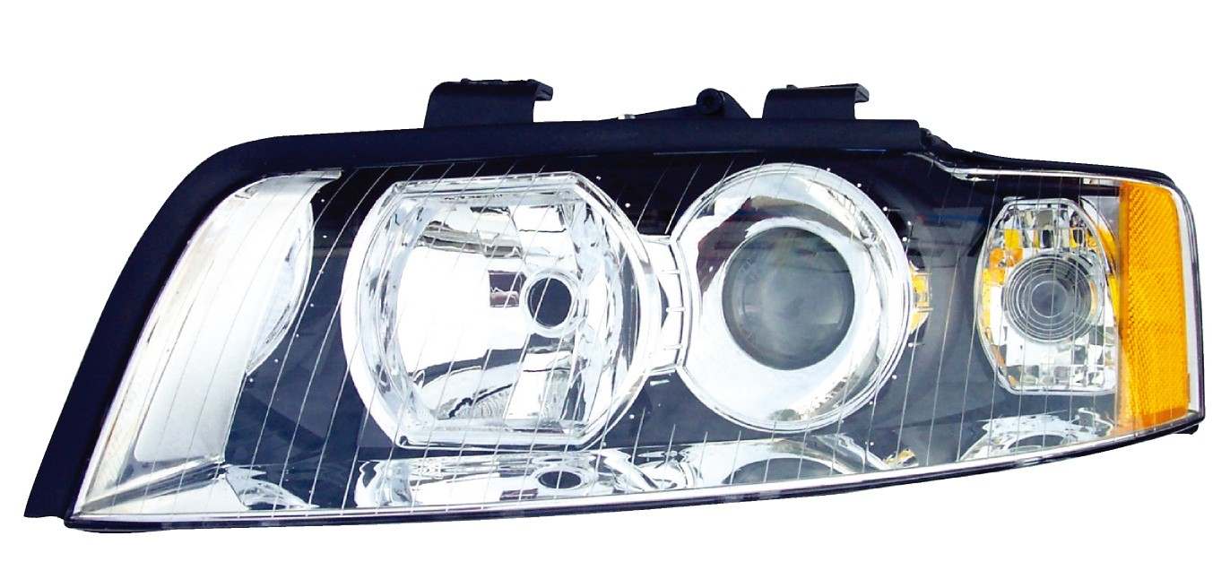 Front View of Right Headlight Assembly EAGLE EYES AD029-A001R