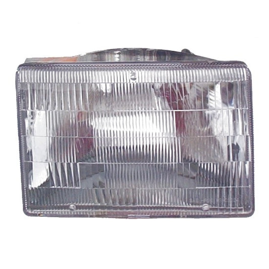 Front View of Left Headlight Assembly EAGLE EYES CS024-B001L