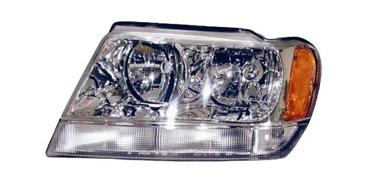 Front View of Left Headlight Assembly EAGLE EYES CS097-B001L