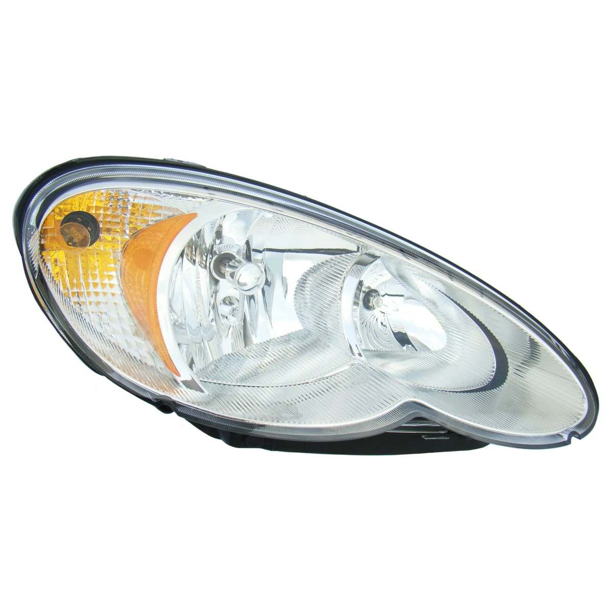 Front View of Right Headlight Assembly EAGLE EYES CS185-B001R