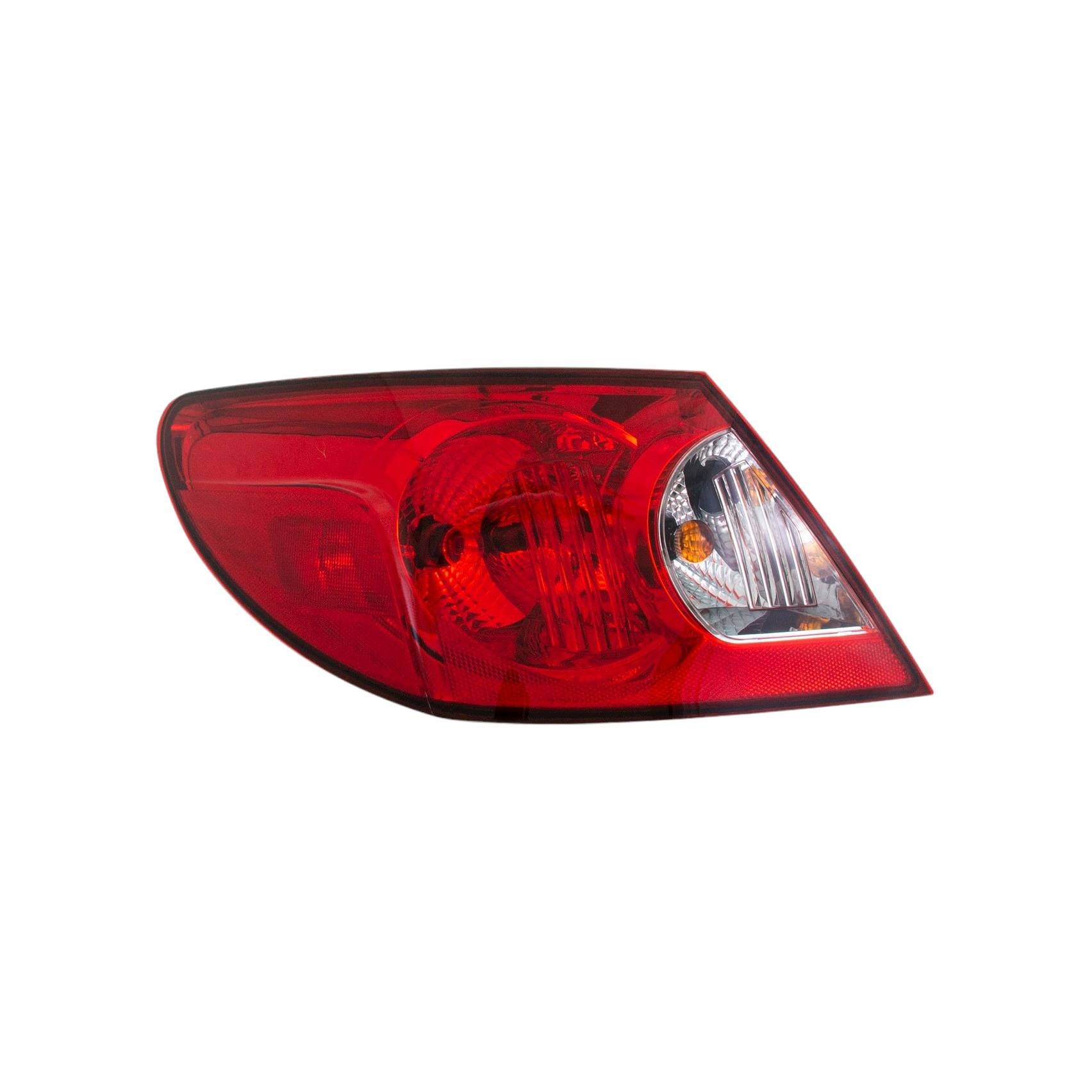 Front View of Left Tail Light Assembly EAGLE EYES CS221-B000L