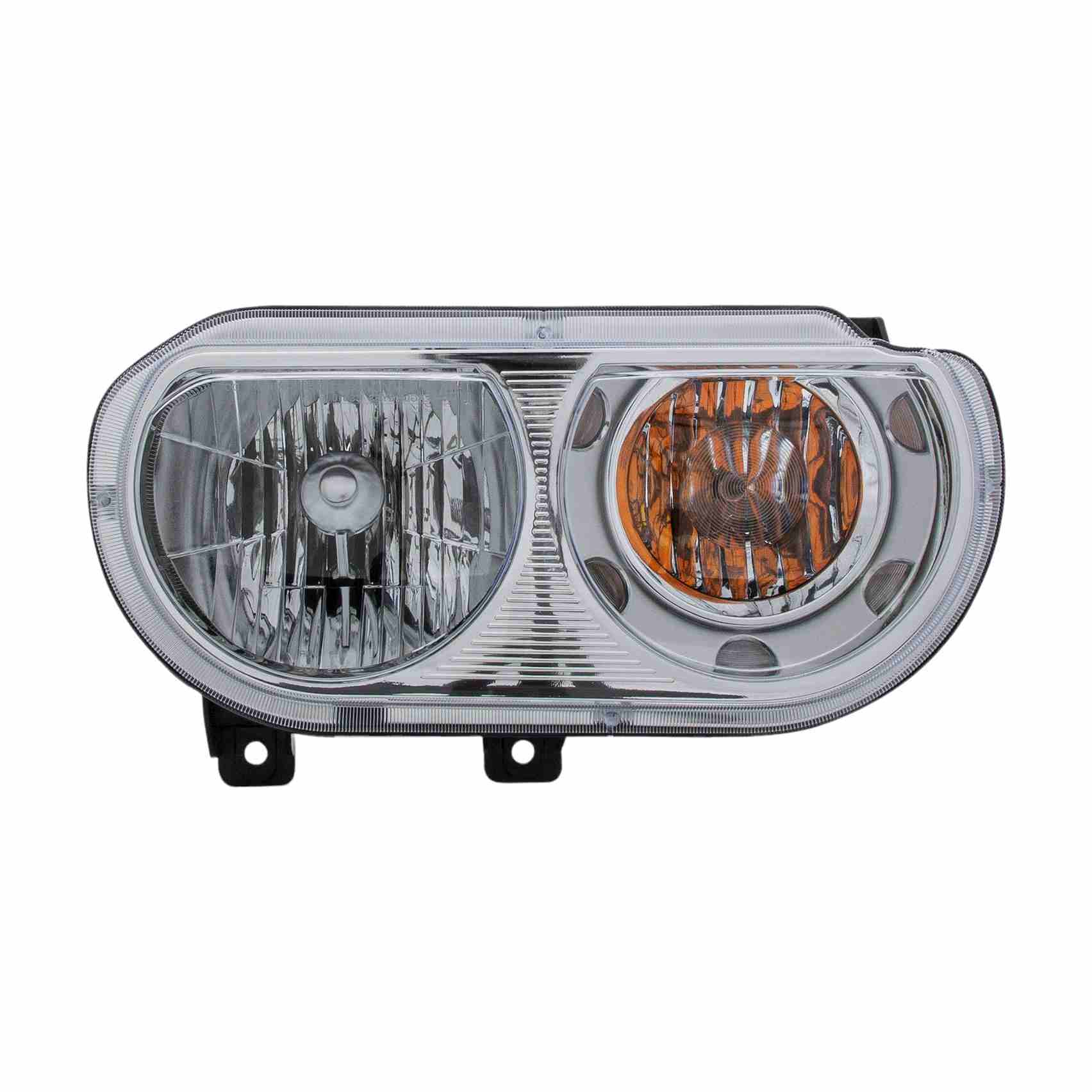 Front View of Right Headlight Lens Housing EAGLE EYES CS309-B001R