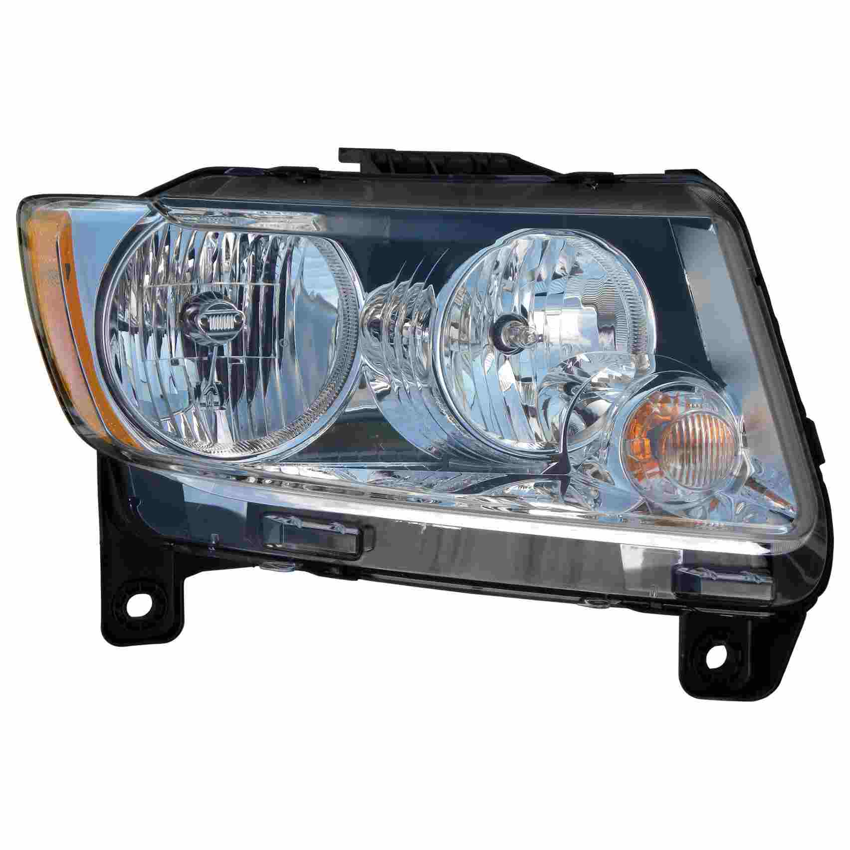 Front View of Right Headlight Assembly EAGLE EYES CS339-B001R