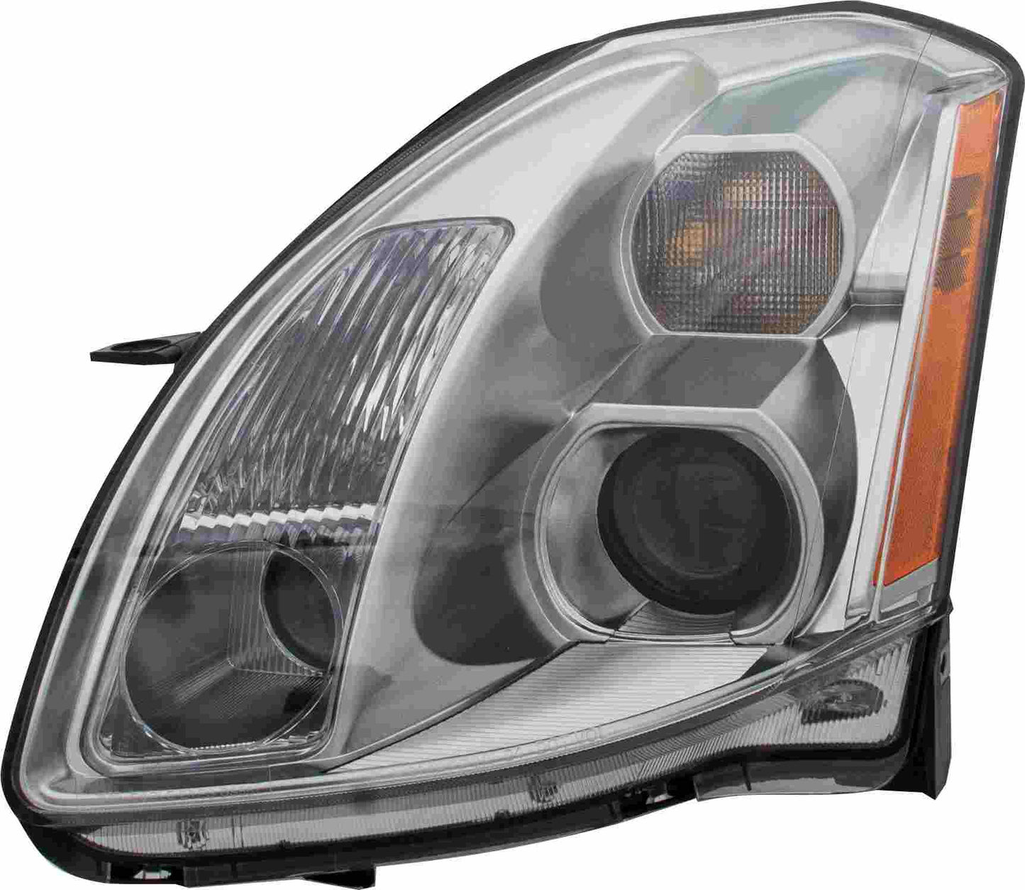 Front View of Left Headlight Assembly EAGLE EYES DS551-B001L