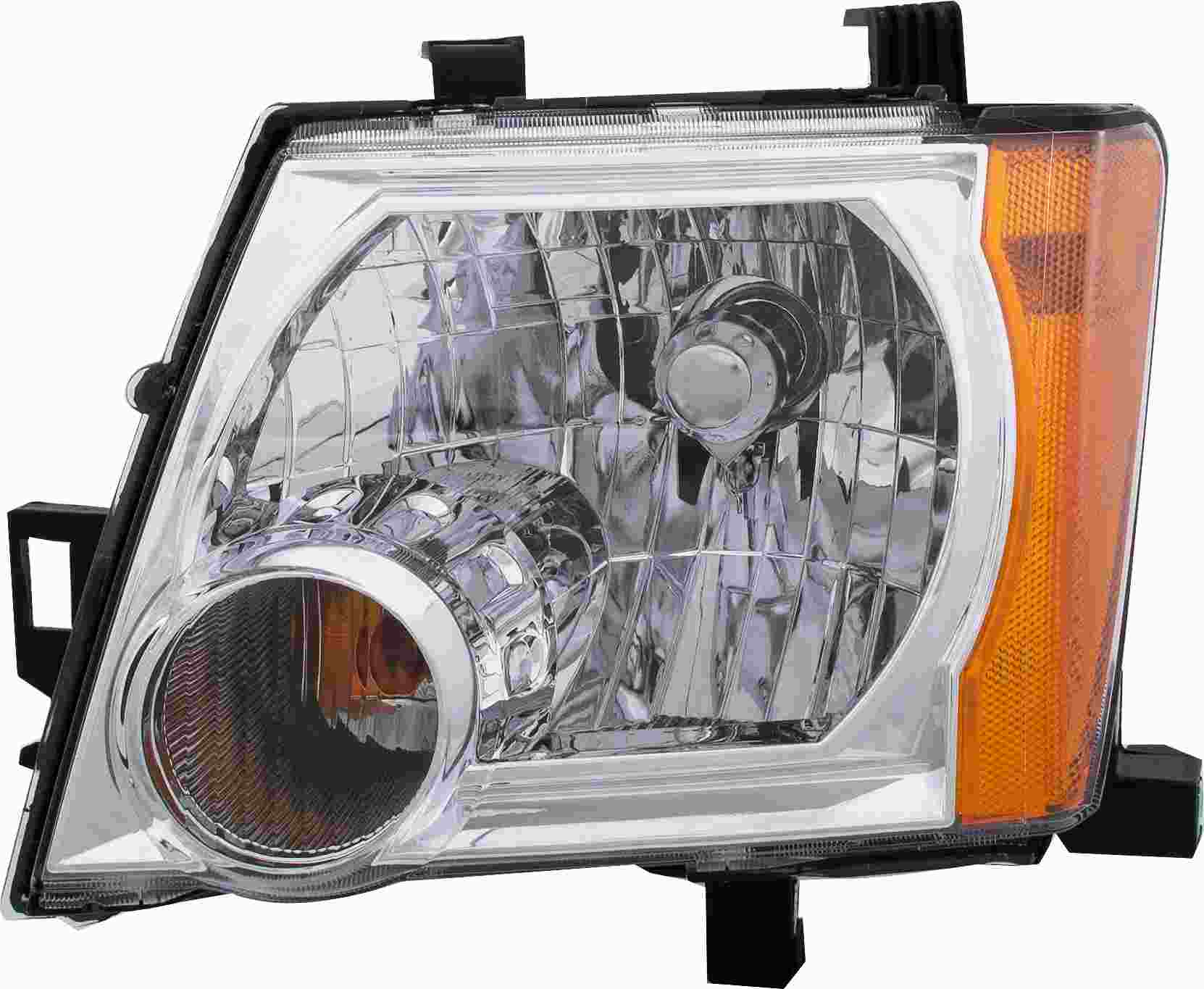 Front View of Left Headlight Assembly EAGLE EYES DS596-B001L