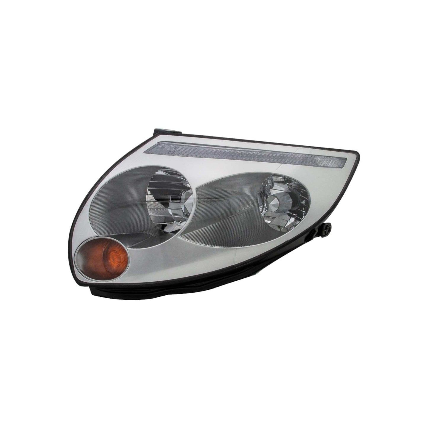 Front View of Right Headlight Lens Housing EAGLE EYES DS625-B001R