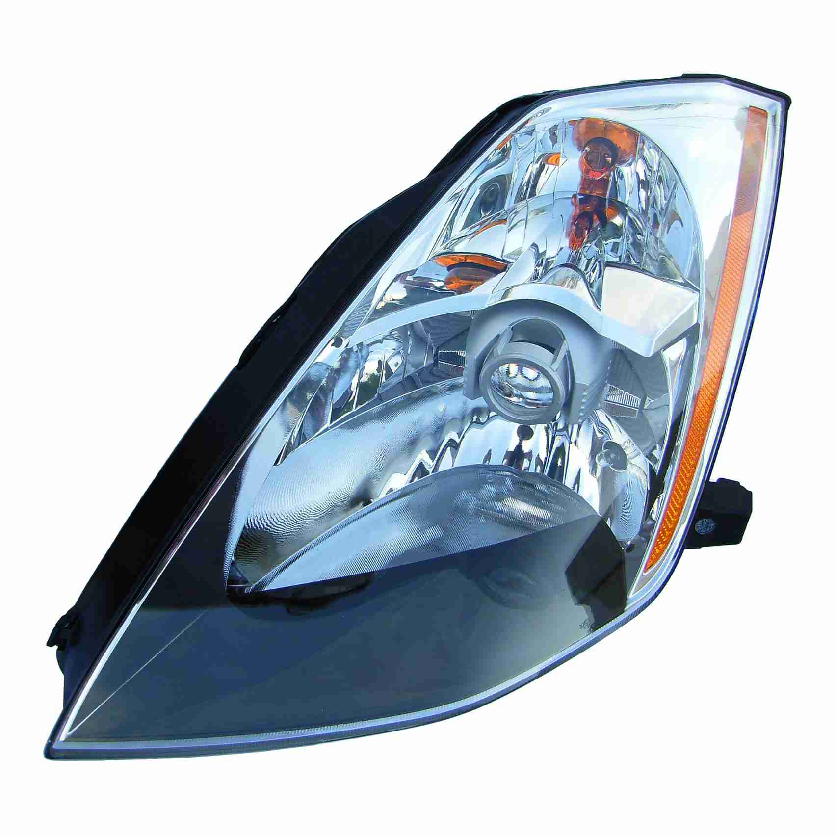 Front View of Left Headlight Assembly EAGLE EYES DS657-B001L