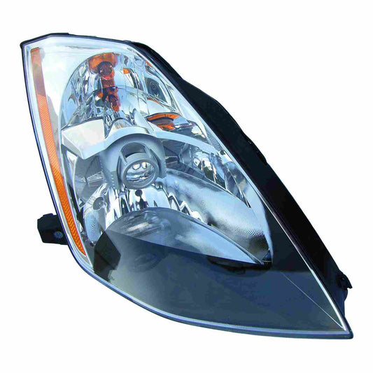 Front View of Right Headlight Assembly EAGLE EYES DS657-B001R