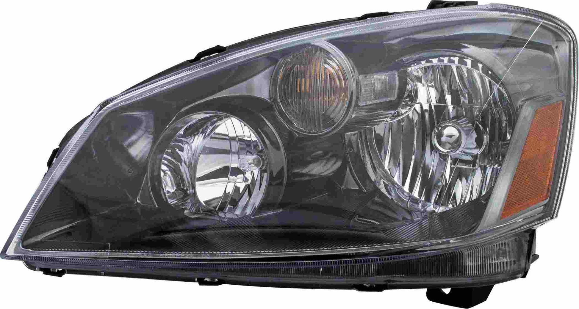 Front View of Left Headlight Lens Housing EAGLE EYES DS661-B101L