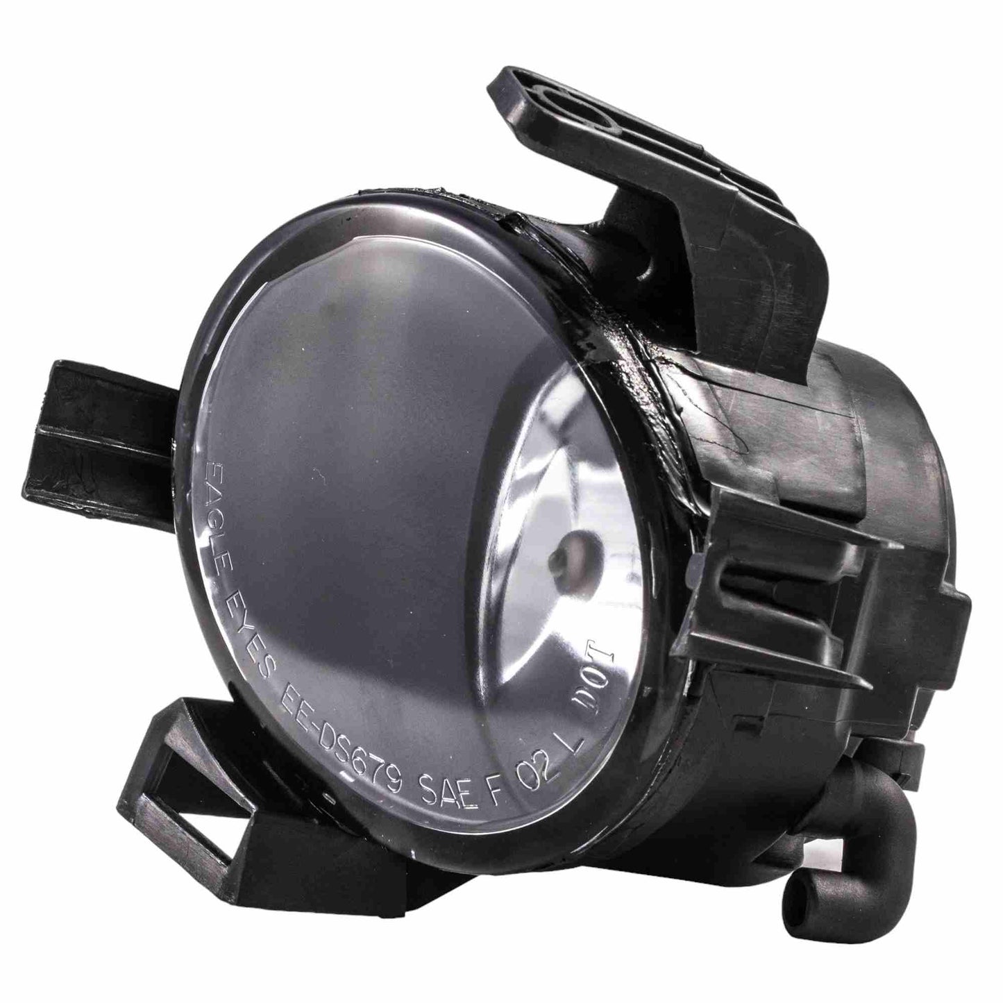 Angle View of Left Fog Light Assembly EAGLE EYES DS686-B000L