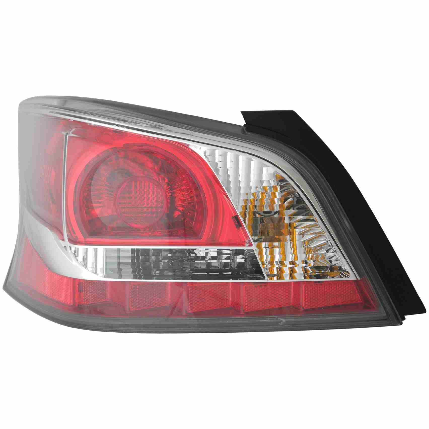 Front View of Left Tail Light Assembly EAGLE EYES DS722-B010L